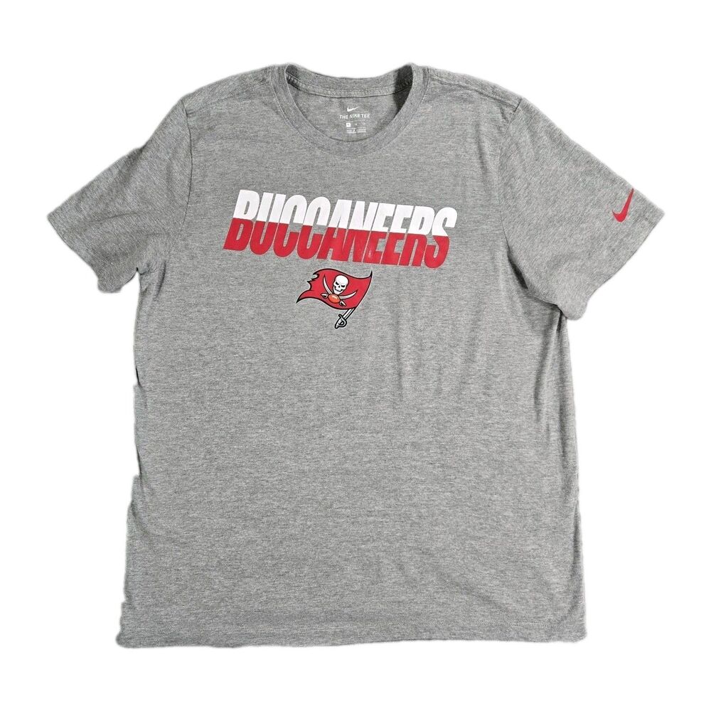 Mens Nike Tampa Bay Buccaneers Short Sleeve T Shirt XL Gray - Picture 1 of 8